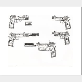 Beretta M97P Posters and Art